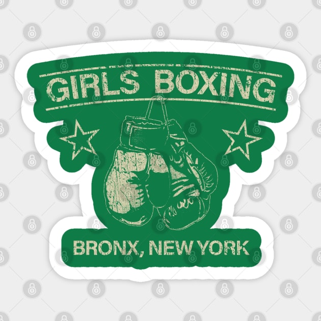 Girls Boxing Bronx, New York 1996 Sticker by JCD666
